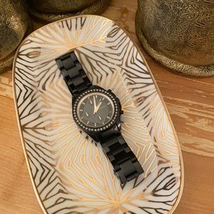 Black Fossil Watch